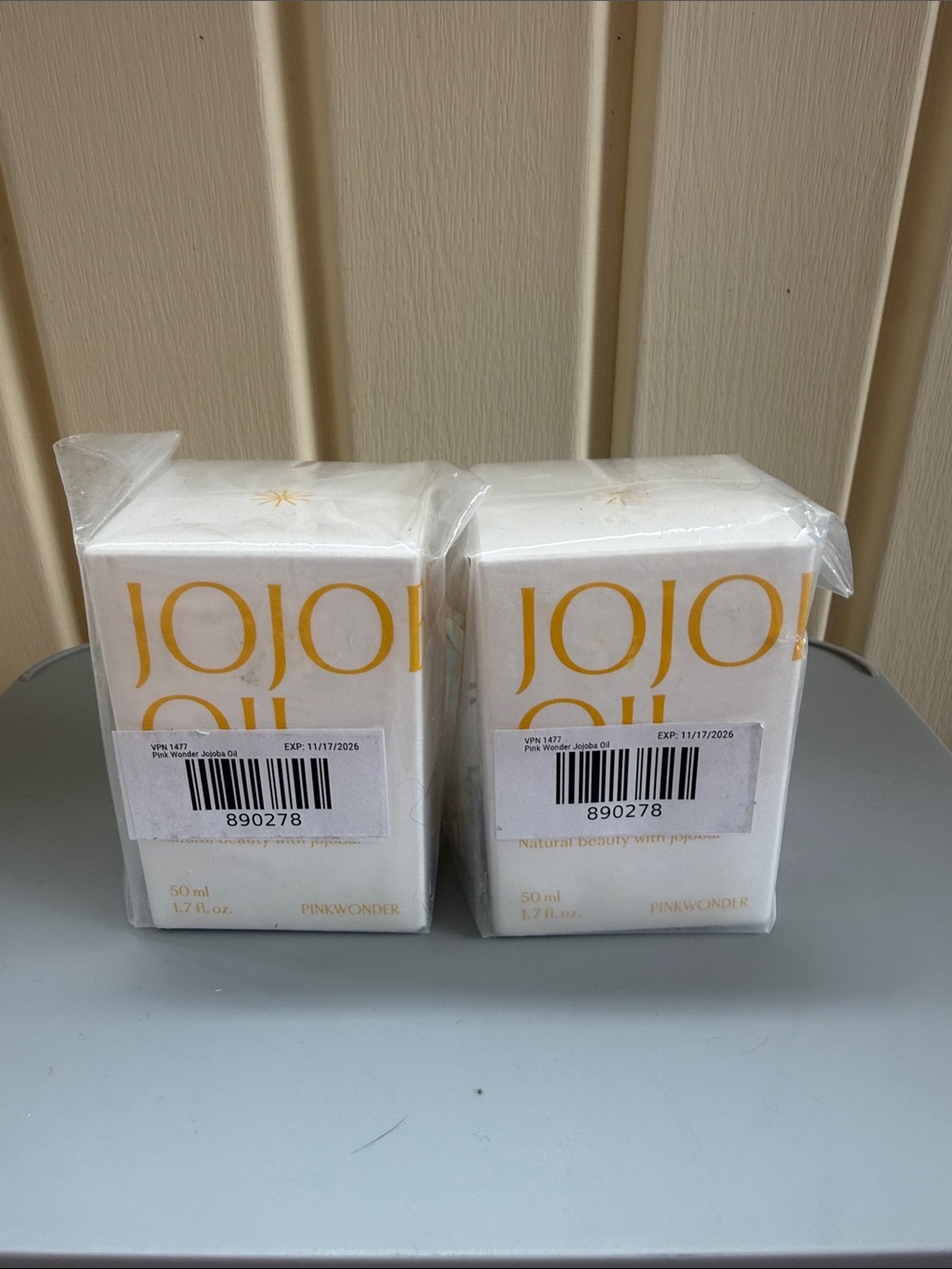 Natural Beauty Jojoba Oil - White & Gold Packaging